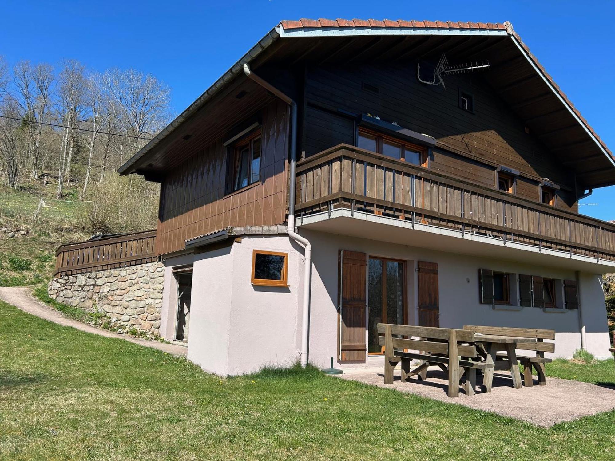 Chalet Les Bouleaux, La Montagne Des Lamas La Bresse Exterior foto
